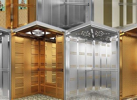 خرید و قیمت کابین آسانسور لوکس + فروش صادراتی